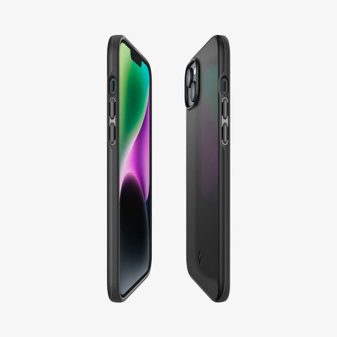 ACS04766 - iPhone 14 Pro Max Case Thin Fit in black showing the back